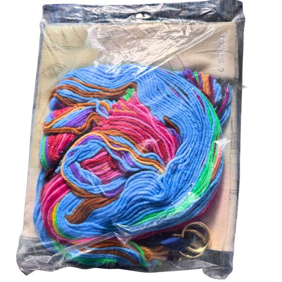 Vintage Spinnerin Stitchery Hobby Horse Latch Hook Kit - New Old Stock | Sealed - Picture 2 of 6